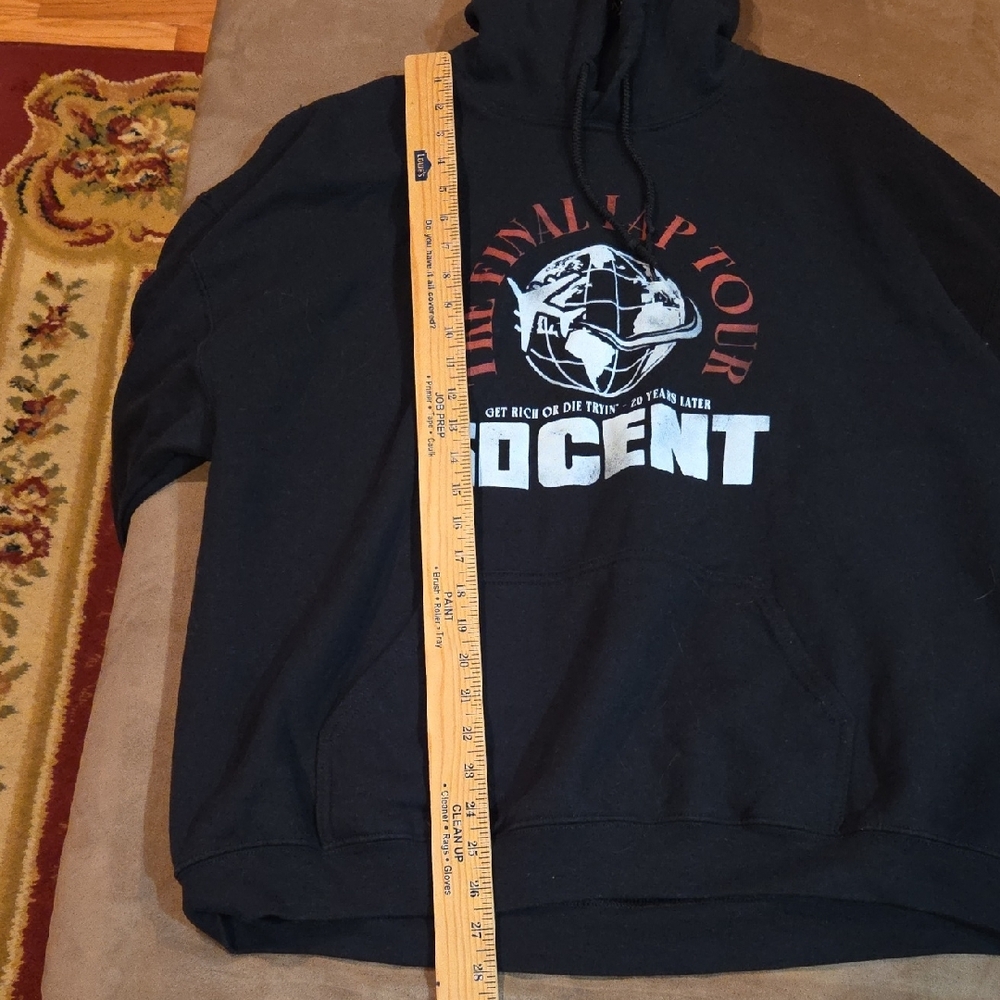 50 Cent Black Graphic Hoodie - Picture 4 of 6